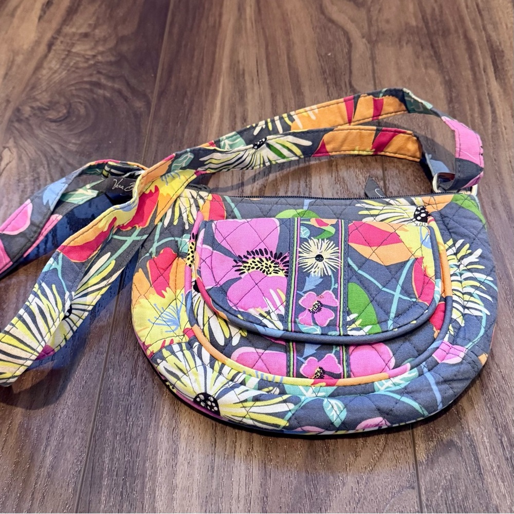 Vera Bradley Lizzy Multicolor Floral Crossbody Bag